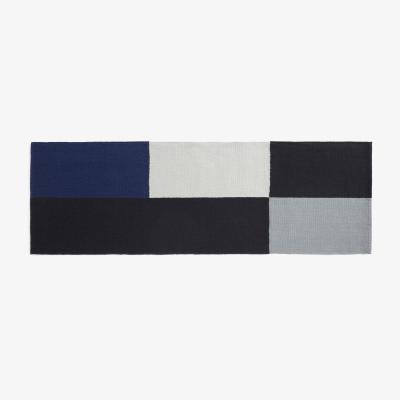 Nordic Nest Ethan Cook Flat Works rug 80x250 cm Black-blue