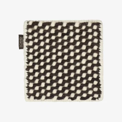Nordic Nest Scandi Living Sample Hill wool rug White-brown