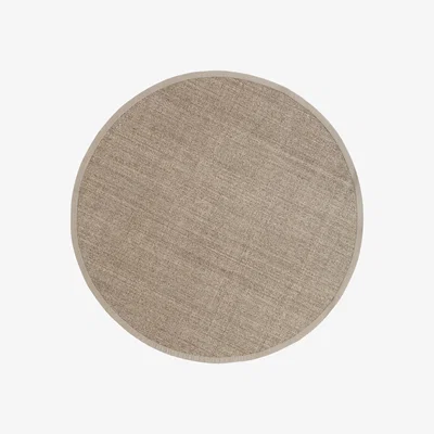 Nordic Nest Dixie Jenny Sisal round rug Natural grey Ø150 cm