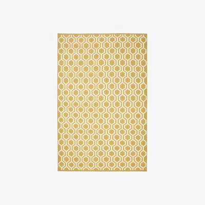 Nordic Nest Varanasi rug 234x323 cm Spicy yellow-off white