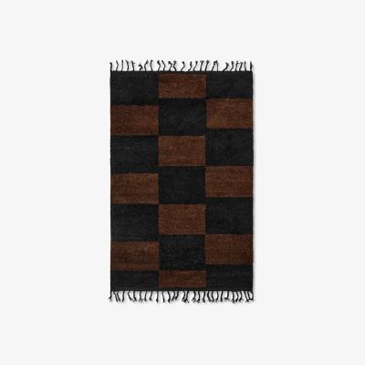 Nordic Nest Mara handknotted rug 120x180 cm Black-chocolate