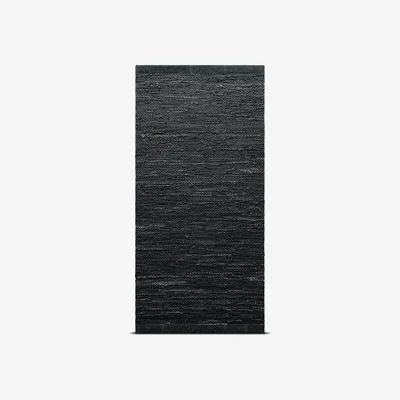 Nordic Nest Leather rug 75x200 cm dark grey (dark grey)