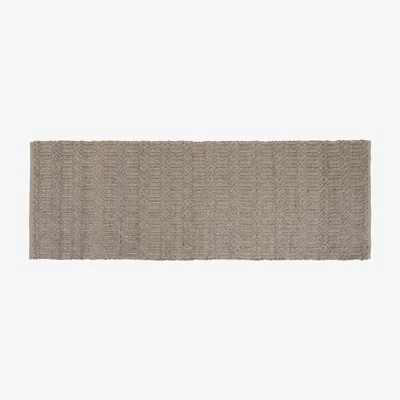 Nordic Nest Diamond rug grey 220x80 cm
