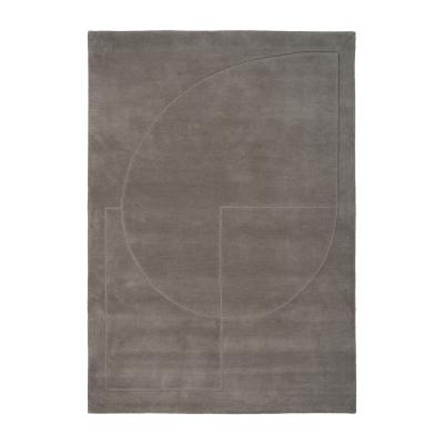 Nordic Nest Linie Design Lineal Poem wool carpet Grey. 170x240 cm