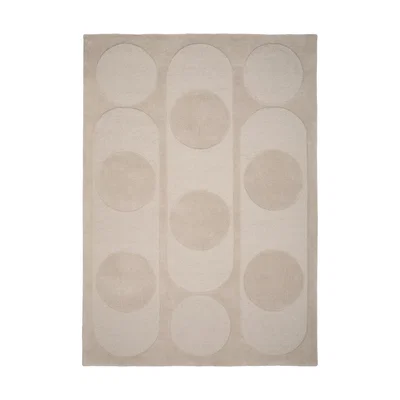 Nordic Nest Linie Design Orb Alliance wool carpet Chalk. 200x300 cm