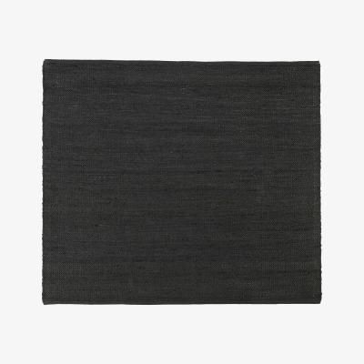 Nordic Nest House Doctor Hempi rug 180x180 cm Black