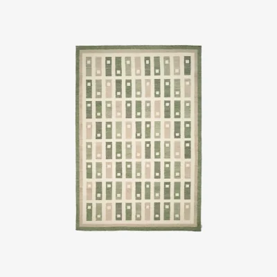 Nordic Nest Classic Collection Fyrbo rug Green 170x230 cm