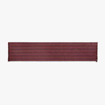 Nordic Nest Stripes and Stripes rug 65x300 cm navy cacao