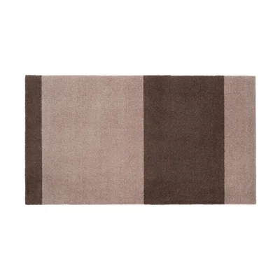 Nordic Nest tica copenhagen Stripes by tica. horizontal. hallway rug Sand-brown. 67x120 cm