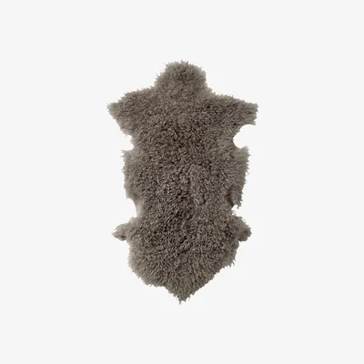Nordic Nest Bloomingville lamb fur grey 50x90 cm