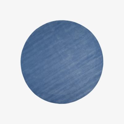 Nordic Nest Linie Design Halo Cloud wool carpet round Ø250 cm Blue