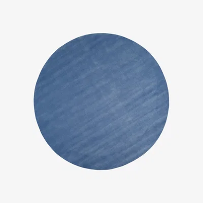 Nordic Nest Linie Design Halo Cloud wool carpet round Ø250 cm Blue