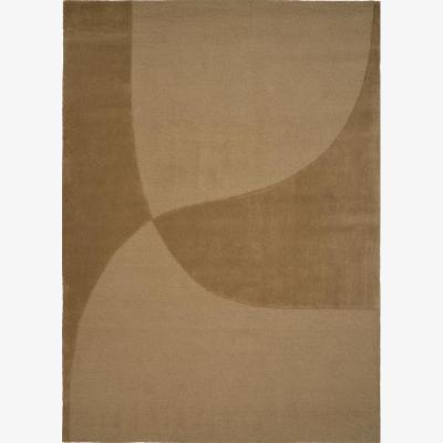 Nordic Nest Linie Design Split Plains rug Mustard 250x350 cm