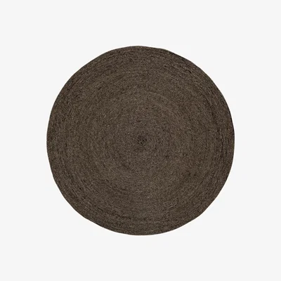 Nordic Nest Ella rug Ø125 cm Black-nature