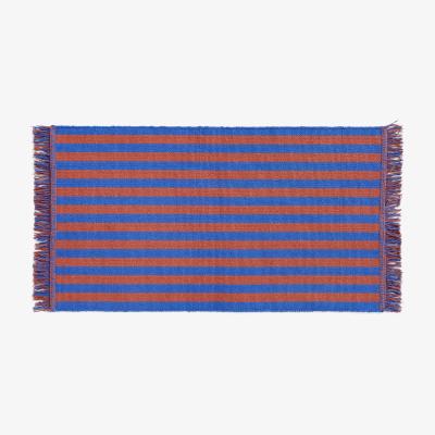 Nordic Nest Stripes and Stripes doormat 52x95 cm cacao sky