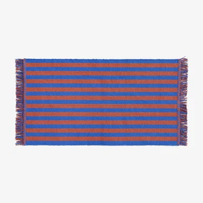 Nordic Nest Stripes and Stripes doormat 52x95 cm cacao sky