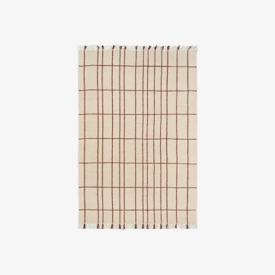 Nordic Nest Ferm Living Late rug Parchment-chestnut 170x240 cm