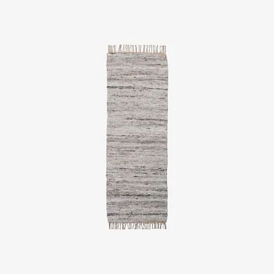 Nordic Nest House Doctor Hafi rug 80x200 cm Grey-brown