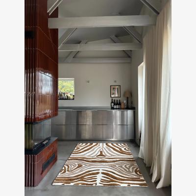 Nordic Nest Tinted Jepson wool rug 130x180 cm Brown-off white