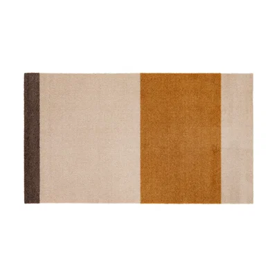 Nordic Nest tica copenhagen Stripes by tica. horizontal. hallway rug Ivory-dijon-brown. 67x120 cm