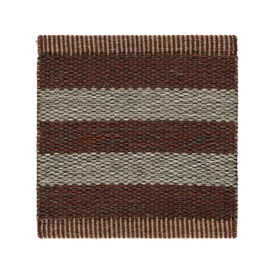 Nordic Nest Kasthall Narrow Stripe Icon rug Red clay 300x195 cm
