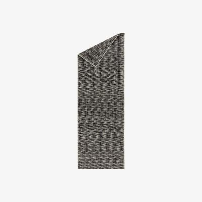 Nordic Nest Pebble wool carpet black 80x240 cm