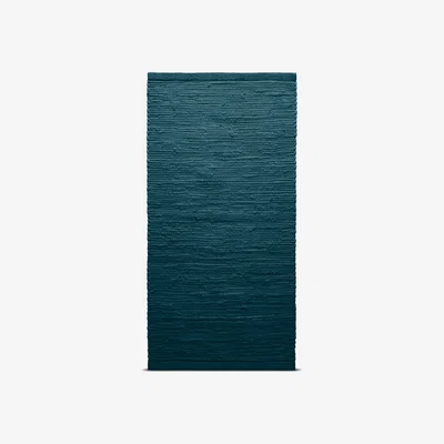 Nordic Nest Cotton rug 75x200 cm petroleum (petrolblue)