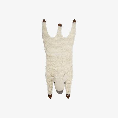 Nordic Nest Bloomingville wool carpet sheep Natural