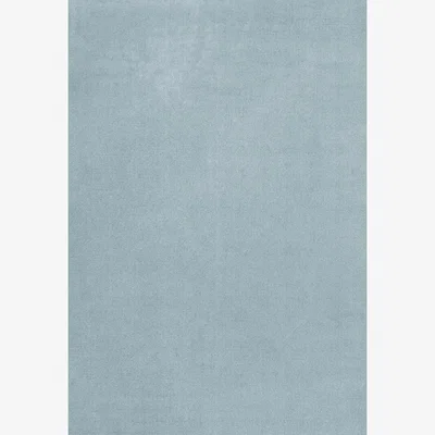 Nordic Nest Layered Solid Wool wool rug Blue clair 180x270 cm