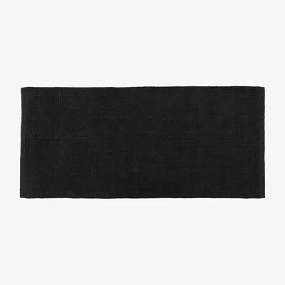 Nordic Nest Fiona rug 180x80 cm black