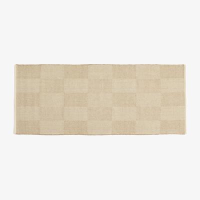 Nordic Nest HAY Check rug Sand 80x200 cm