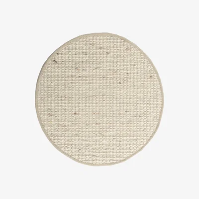 Nordic Nest Tisca Greenland Swift round rug Natural white no. 11 Ø300 cm