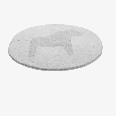 Nordic Nest Dala rug Ø55 cm white
