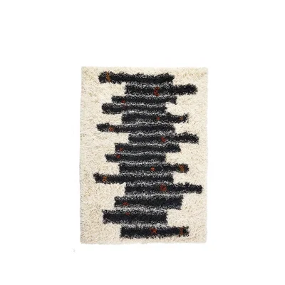 Nordic Nest Kateha Zorbas rug White/black 170x240 cm