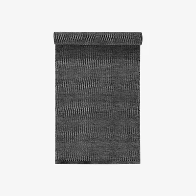 Nordic Nest Lea wool carpet black 80x240 cm
