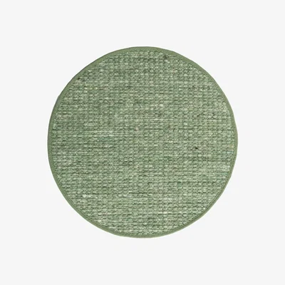 Nordic Nest Tisca Greenland Swift round rug Jade no. 240 Ø250 cm