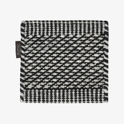 Nordic Nest Scandi Living Sample Matt Lea wool rug Black