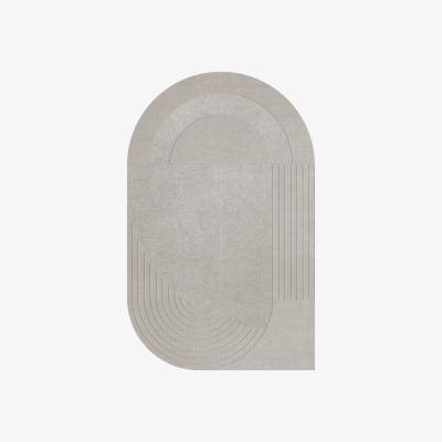 Nordic Nest Circular wool carpet 220x350 cm True greige
