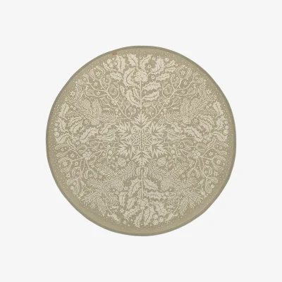 Nordic Nest Ferm Living Winter Forest Tree Christmas tree rug sage