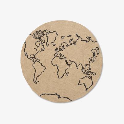 Nordic Nest World jute rug small beige