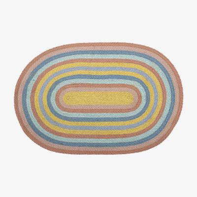 Nordic Nest Bloomingville rug rainbow jute Multi