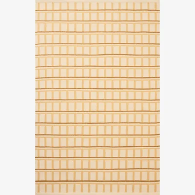 Nordic Nest Chhatwal & Jonsson Mysore wool rug Off White-Masala Yellow-Yellow 180x270 cm
