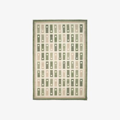 Nordic Nest Classic Collection Fyrbo rug Green 250x350 cm