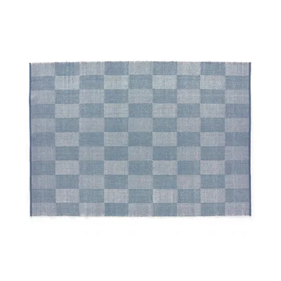 Nordic Nest HAY Check rug S Light blue 170x240 cm
