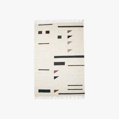 Nordic Nest Kelim rug 140x200 cm colour triangles