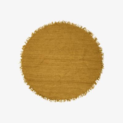 Nordic Nest Bloomingville rug jute Ø 150 cm Yellow