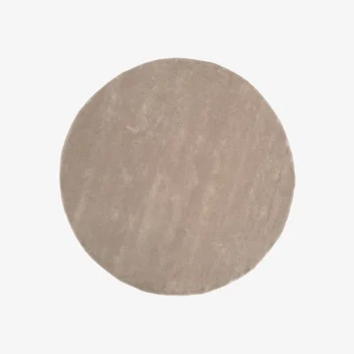 Nordic Nest Tinted Liljehok wool rug Beige Ø200 cm