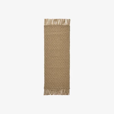 Nordic Nest Ferm Living Udo rug Tan-black 80x200 cm