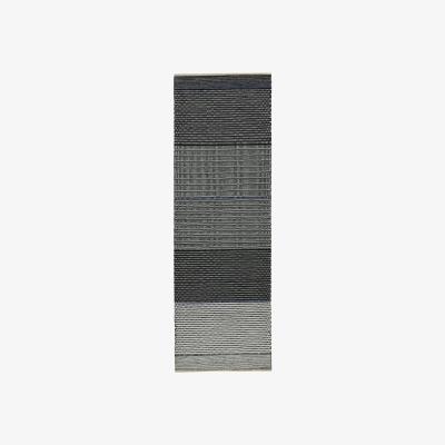 Nordic Nest Tribulus One wool carpet 80x250 cm black, white, blue, green
