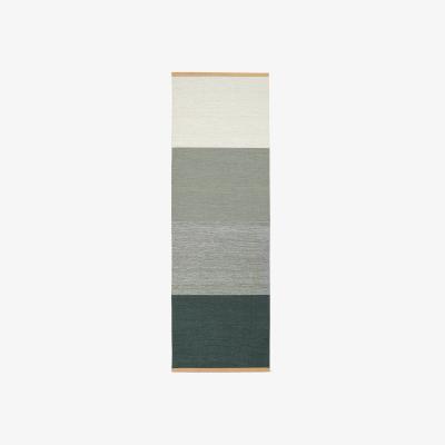 Nordic Nest Fields rug 80x250 cm Green-grey